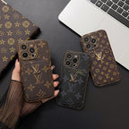 Classic Monogram iPhone Case With Card Holder -Big printing