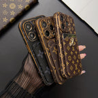 Classic Monogram iPhone Case With Card Holder -Big printing