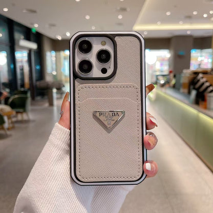 Luxury PR-Inspired Phone Case with Card Holder