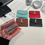 Luxury YLS Inspired Monogram Card Holder Wallet