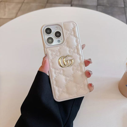 Luxury GG Quilted Lady Phone Case