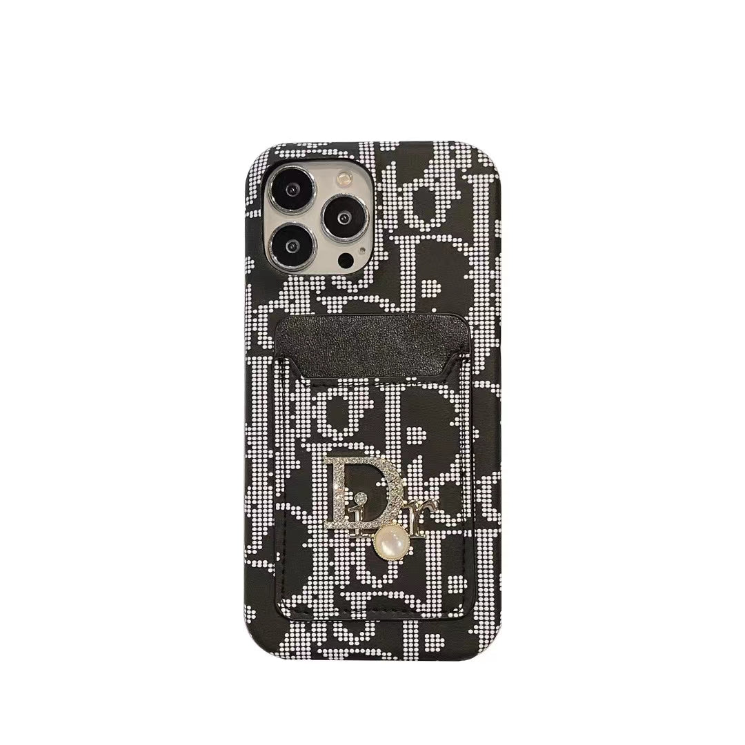 CD Trendy Card Pocket Case for iPhone
