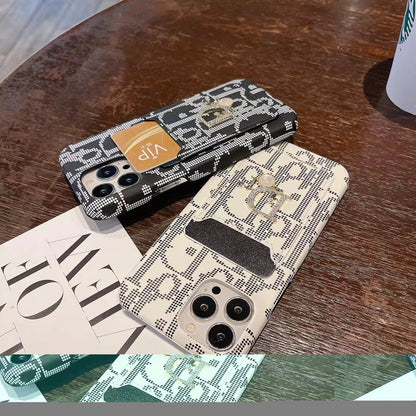 CD Trendy Card Pocket Case for iPhone
