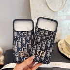 Dior Card Holder Fabric Full-Cover Phone Case