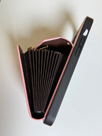 Pink iPhone case 2006 | Accordion card holder (subject to the video)