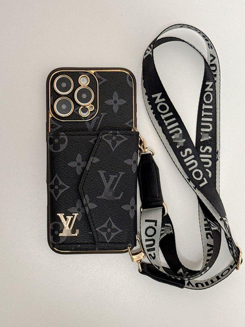 Black iPhone Case 2001 | Accordion card holder (subject to the video)