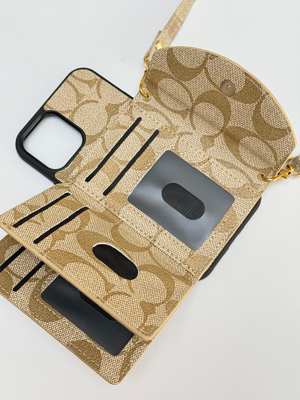C series Phone case 1004 | Accordion card holder (subject to the video)