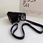 Coach Leather Crossbody Phone Case