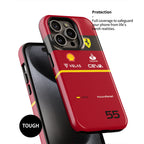 Ferrari F1 Carlos Sainz Suit Case – Apple iPhone-Compatible