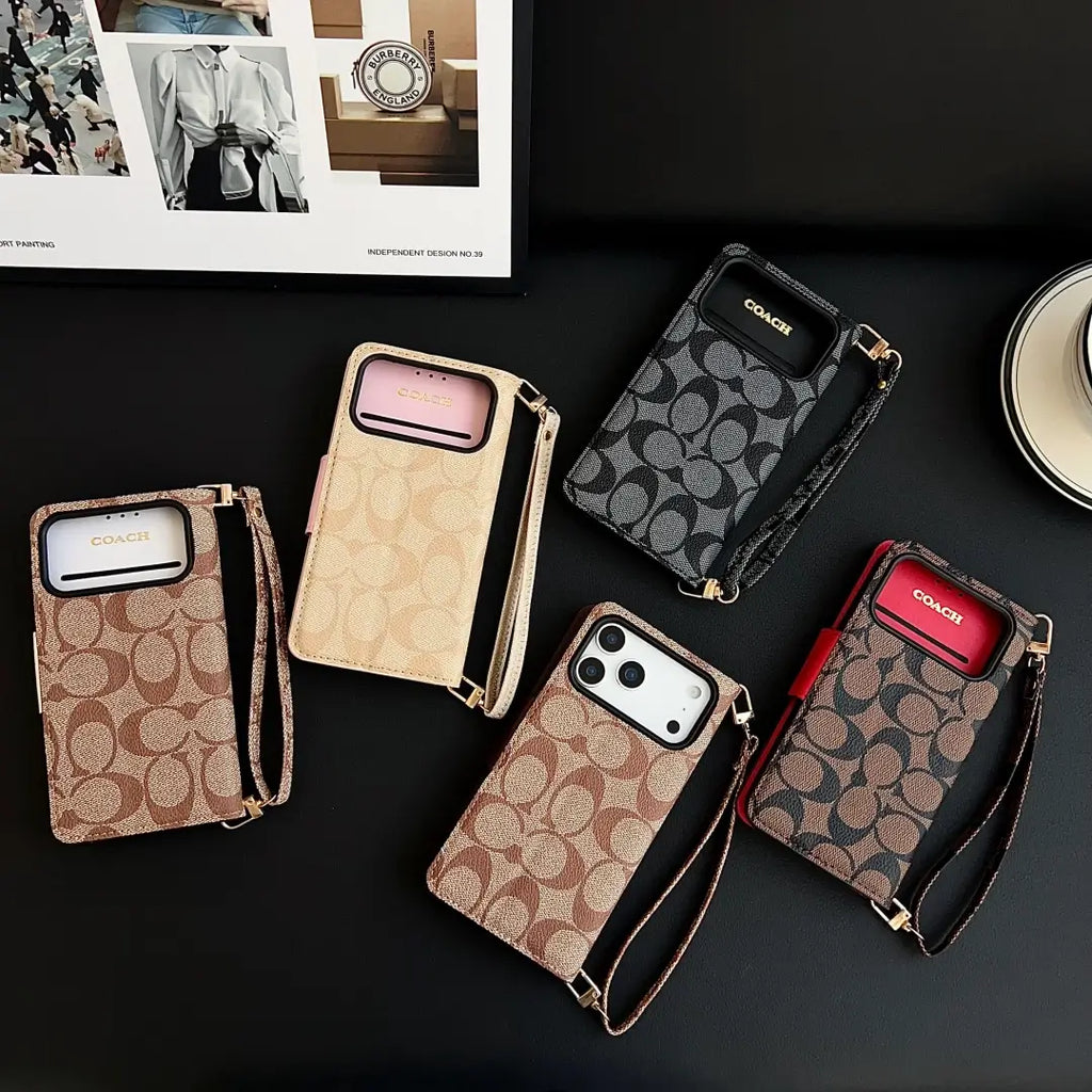 Coach Monogram Leather iPhone Case Bag
