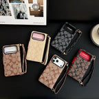 Coach Monogram Leather iPhone Case Bag