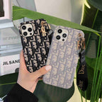 Chic CD Lady iPhone Case with Designer Keychain