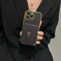 H iPhone leather Case with cardholder