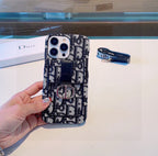 Dior Montaigne - Embroidered Strap Card Phone Case