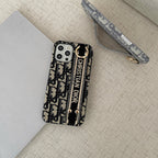 Luxury Classic CD Gray iPhone Case