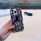 Dior Montaigne - Embroidered Strap Card Phone Case