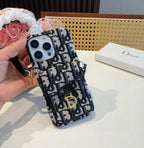 Dior Saddle Card Holder Phone Case