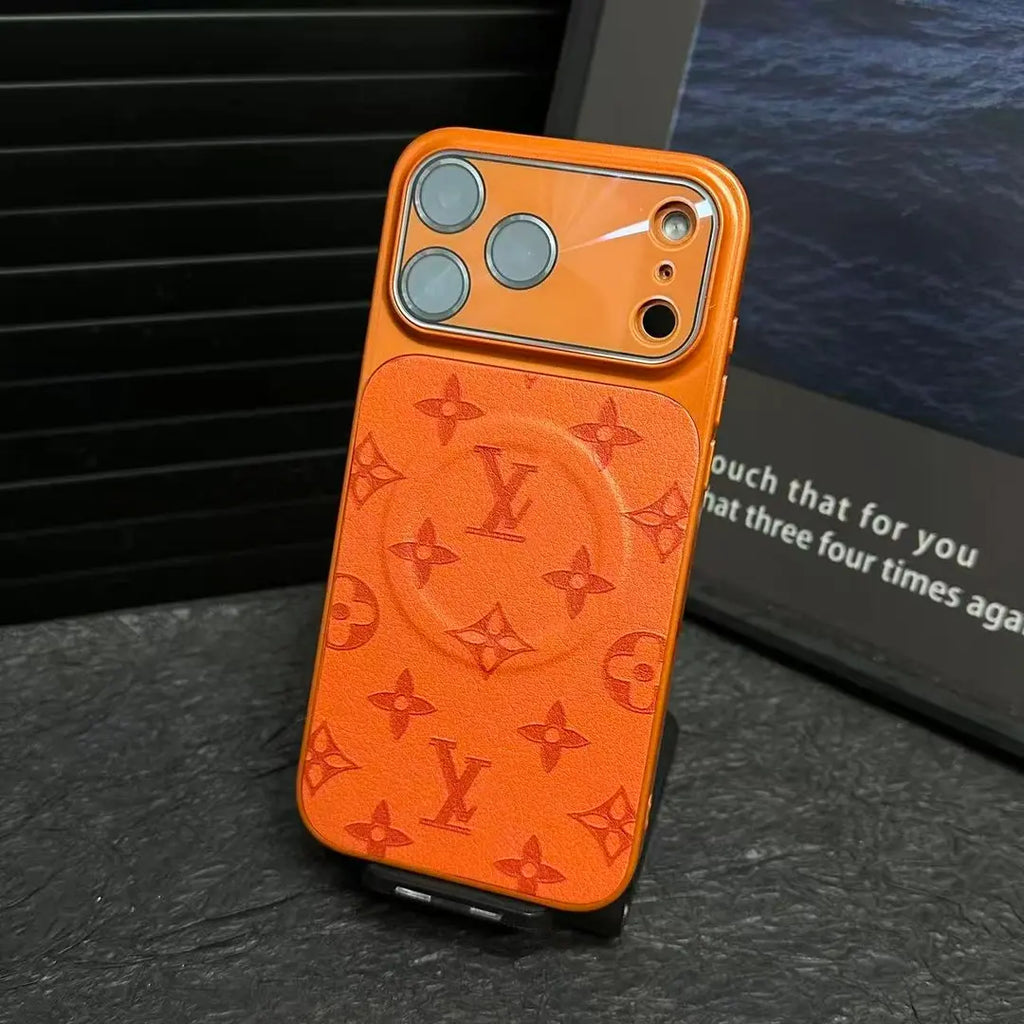 Luxurious Leather MagSafe iPhone Case
