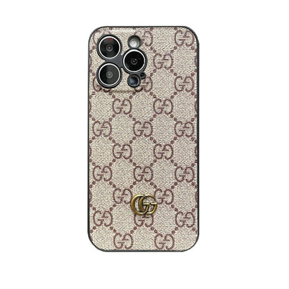 Classic GG iPhone Case GG Leather